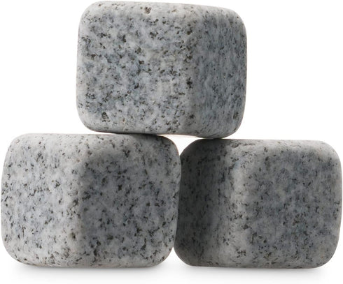 Godinger Whiskey Glass and Whiskey Stones, Gift Set Includes Old Fashioned Whiskey Glasses, 6 Whiskey Rocks Chilling Stones and Storage Pouch, Gif...