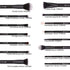 DUcare Makeup Brushes 15Pcs Premium Synthetic Kabuki Makeup Brush Set, Professional Foundation Concealers Powder Blush Blending Face Eye Shadows B...