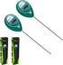 Soil Moisture Sensor Meter Water Monitor, Hygrometer for Gardening, Farming,Plants, No Batteries Required, 2 Pack...