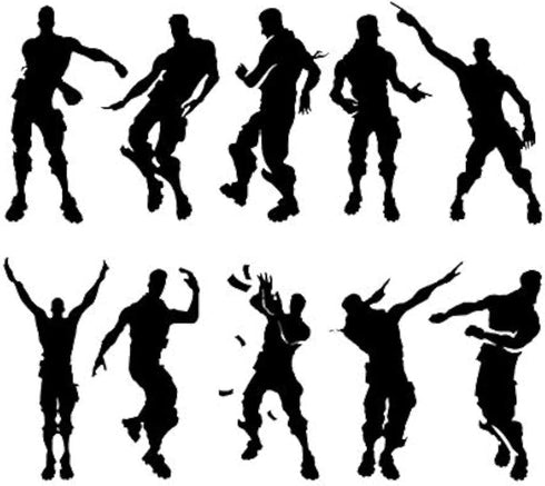 Game Wall Decal Wall Sticker Poster Dancing Decal Nursery Boys Room Wall Vinyl Decal Game Stickers(13.8" x 22.8")...