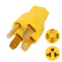 NEMA 14-50P to 5-15R 5-20R 6-15R 6-20R Compact 240V 50 Amp 3 Prong Male Plug to 240V 15 Amp 20 Amp 3 Prong Female Receptacle For Generator Welder ...