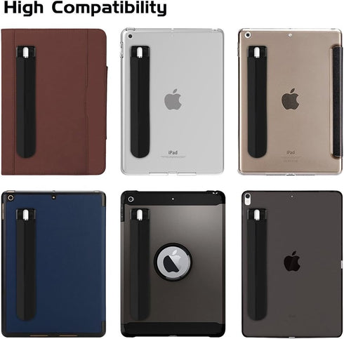 Compatible Apple Pencil Holder Sticker (1st and 2nd Gen), Elastic Lycra Stylus Pocket iPad Screen Pen Protective Pouch Adhesive Sleeve for Stylus ...