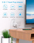 US to Australia New Zealand Power Plug Adapter, Australia Travel Adapter with 2 Outlets 3 USB Ports(2 USB C), Type I Plug Adapter for USA to Austr...