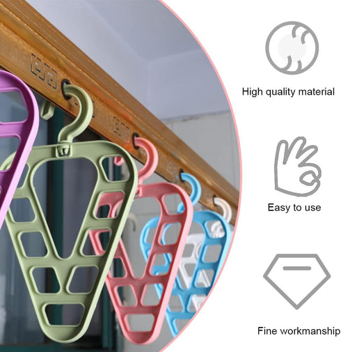 Magic Clothes Hanger 9 Holes Clothes Organizer Multifunction Space Saver Hanger for Clothes Drying and Storage...