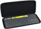 Hermitshell Hard EVA Travel Case fits Logitech K400 920-007119 Plus Wireless Touch Keyboard (Nylon Case for Logitech k400)...