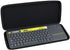Hermitshell Hard EVA Travel Case fits Logitech K400 920-007119 Plus Wireless Touch Keyboard (Nylon Case for Logitech k400)...