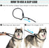 12FT / 20FT Anti-Choke Long Training Lead, 3/8" Thick Slip Lead Rope Leash with Comfortable Handle, Reflective Nylon No Pull Leash for Medium Larg...
