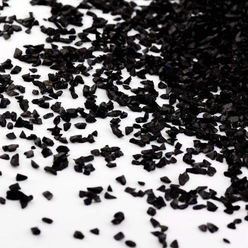 Crushed Glass Irregular Metallic Chips Sprinkles Chunky Glitter Black 100g 2-4mm for Nail Arts Craft DIY Vase Filler Epoxy Resin Mold Scrapbooking...