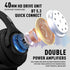 Bluetooth Headphones Over Ear 68H Playtime 6 EQ Wireless Headset with Microphone HiFi Stereo Foldable Lightweight Deep Bass for Travel Home Office...
