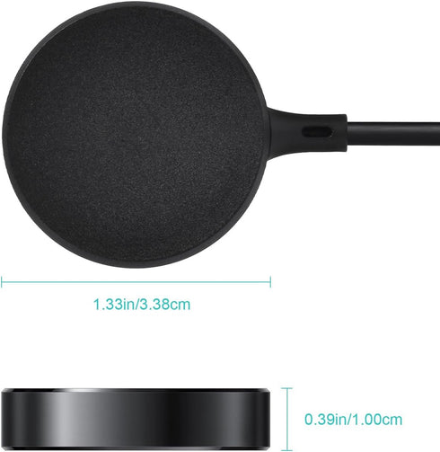 SEVENKA 2-Pack USB Wireless Charger for Samsung Watch Charger, Galaxy Watch6/6 Classic/ 5/5 Pro/4/4 Classic/3/Active 2/1, 1m Long & 30cm Short Rep...
