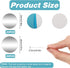 40Pcs Phone Metal Plates, Round Mobile Phone Metal Plate Made Iron, Adhesive Cell Phone Case Back Magnet Stickers for Magnetic Car Mount, Crafts W...