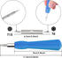 Doorbell Screwdriver Replacement,Double-Ended T6 T15 Screwdriver with 40Pcs T6 T15 Screws for Doorbell Replacement Bit Fit for All Doorbells Inclu...