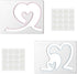 Quilting Rulers and Templates Quilting Templates for Machines Quilting Heart Shaped Free Motion Quilting Templates (Design A&B)...
