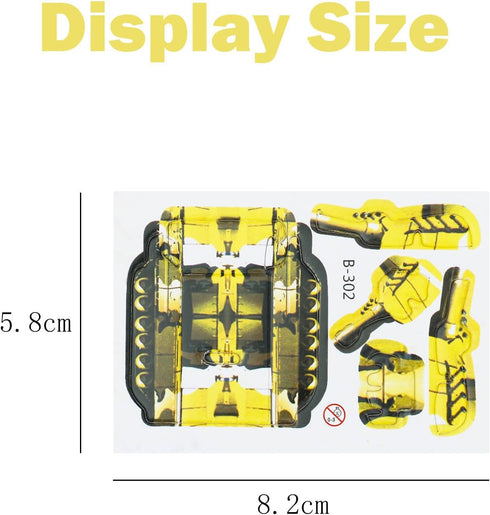 ONEST 60 Pieces Foam Artillery Tank for Kids Paper Tank Party Favors Goodie Bag Stuffers Outdoor Tank Toys for Classroom Prizes Boys and Girls...