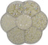 Chenkou Craft 3000PCS 1 Box Beige Round Flatback Imitation Half Pearls Bead Loose Beads Gem (Beige Half Ball)...