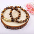 BOMAIL 8mm Tiger Eye Stone Beads Bracelet Elastic Natural Stone Yoga Bracelet for Women Men...
