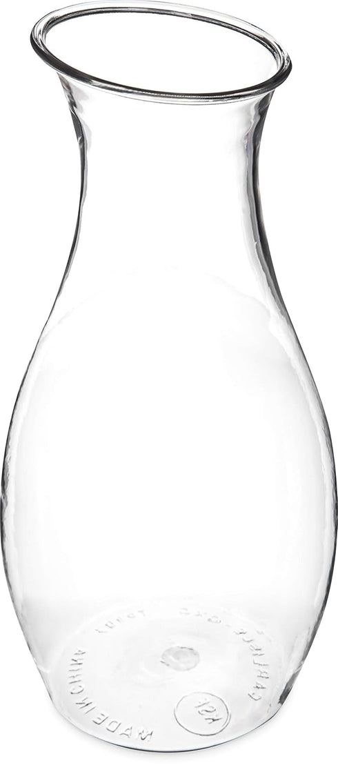 Carlisle FoodService Products 7090307 Cascata Carafe Juice Jar Beverage Decanter Only, Plastic, 1.5 L, Clear...