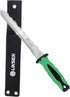Stainless Steel Garden Knife with 7.8" Blade with New Handle, Double Side Utility Sod Cutter Lawn Repair Garden Knife with Nylon Sheath (GREEN)...