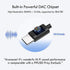 USB Earbuds with USB-A to C Adapter, USB-C + USB-A Earbuds Headphones Compatible with Samsung Smartphones, Laptop PC, Mac, Advanced DAC Sound Card...