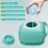 Pet Dog Bath Brush Gentle Soap Dispenser Massaging Bath Grooming Soft Silicone(Blue)...