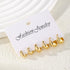 KISS WIFE 6 Pairs Small Hoop Earrings for Women, 14K Gold Plated Simple Dainty Huggie Hoop Earrings Set Lightweight Hypoallergenic Trendy Jewelry ...