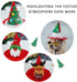 Santa Claus Dog Hat Deer Horn Dog Clothing Christmas Hat Cat Dog Hat Adjustable Christmas Tree Hat Elk Pet Hat Dog Head with Cute Little Dog Head ...