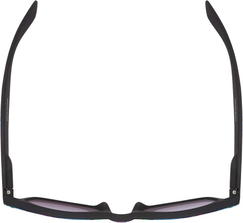 Piranha Digital Unisex Retro Sunglasses with Purple Pattern Frames and Blue Mirror Lens...