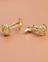 Men's Classic Metal Knot Tuxedo Shirt Cufflinks for Men Bridegroom Wedding Business Clothing Gift with Box...