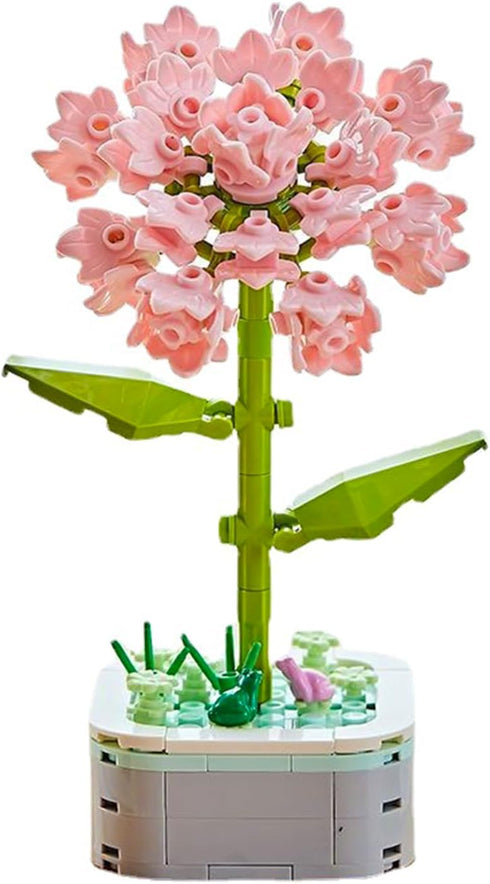 Bouquet Building Blocks Set,DIY Unique Decoration Home, Best Christmas or Birthday Gift for Children or Adults Age 6+(Carnation)...