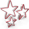 Star Cookie Cutters Set 3pcs Stainless Steel,Food Grade Large & Mini Star Cookie Cutter for Pressing cookie, sandwich and bread...