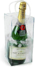 Ice Wine Bag Portable Collapsible Clear Wine Pouch Cooler with Handle for Party,Outdoor,Champagne,Cold Beer,White Wine,Chilled Beverages,Iced Drin...