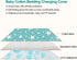 Ultra-Soft Large Washable Baby Changing Pad Mats Baby Cotton Urine Mat Diaper Nappy Bedding Changing Cover Pad Disposable Sanitary Baby Infant Tod...