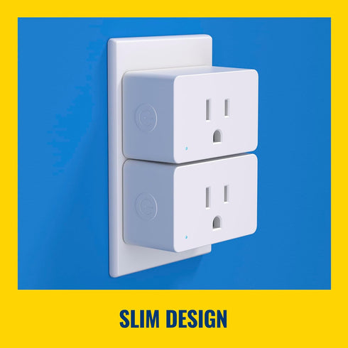 WiZ Connected WiZ Smart Plug Gen 2 - Pack of 1 - Type B - Connects to Your Existing 2.4Ghz Wi-Fi - Control App - Works with Google Home, Alexa and...
