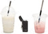 STRO Portable Reusable Metal Straw with Travel Case & Built-in Cleaning Brush, Stainless Steel Straws Drinking Straw for 20 and 30 oz Tumblers, Ca...
