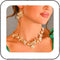 Unicra Gold Crystal Bridal Wedding Jewelry Set Pearl Necklace Earrings Sets Rhinestone Formal Costume Jewelry for Women and Brides...