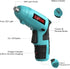 Small 4V Electric Screwdriver,Kiprim ES3 Cordless Screwdriver Tool with Rechargeable Battery,LED Front Light & Power Display Light for Home DIY Bl...
