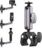 Pocket 3 Camera Bike Mount Clamp Motorcycle Handle Holder Aluminum for Insta360 X4 X3 X2 Ace Pro Go 3S, for DJI Osmo Pocket 3 2 Mobile 6 4 Action ...