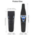 LinMei Silicone Razor Case Soft Razor Travel Case Portable Razor Case Razor Protective Case Safety Waterproof Razor Cover Compatible with Most Man...
