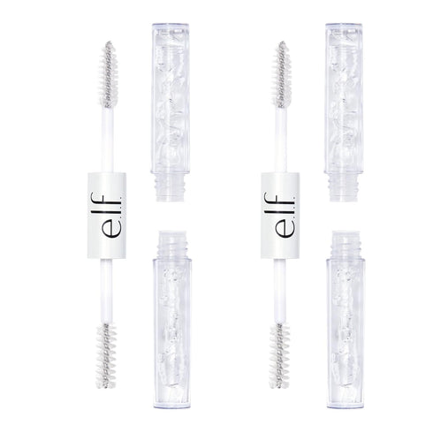 e.l.f. Clear Lash & Brow Mascara 2-Pack, Conditioning Clear Brow & Lash Gel For Grooming, Defining & Separating, Long-Lasting, Vegan & Cruelty-Fre...