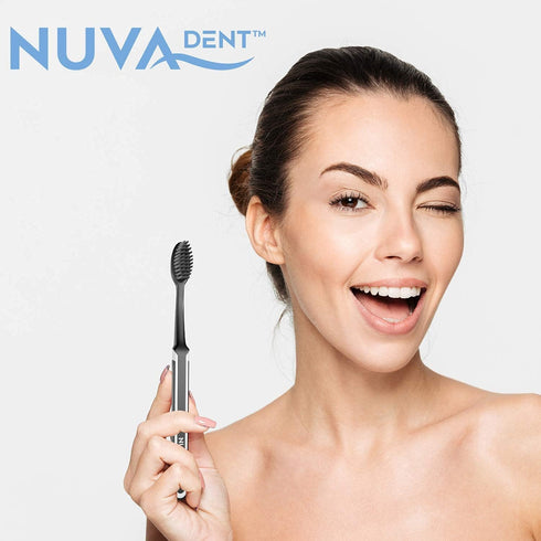Charcoal Toothbrushes - Charcoal Toothbrush Soft, Activated Charcoal Toothbrush Super Soft, Toothbrush Charcoal, Teeth Whitening Charcoal Tooth Br...