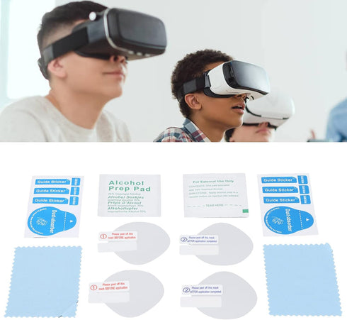 4Pcs VR Glasses HD Lens Protective Film for Oculus Quest 2, Scratch Proof, Sweat Proof, Dust Proof, Virtual Reality Glasses Accessories Lens Film ...
