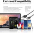 Fast Charger with USB Type C 4FT(1.2m) Cable & OTG Adapter for Samsung Galaxy S9/S9 Plus/S8/S8 Plus/S10/S10e/S10 Plus/Note 8/Note 9/A01/A13/A03s/A...