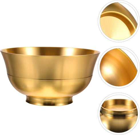 ARTIBETTER Home Decor Feng Shui Treasure Basin Decorative Wealth Bowl Statue Wealth Porsperity Figurine Money Bowl Offering Cup Blessing Ornament ...
