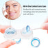 12 Pack Clear Contact Lens Case, Portable Contact Lenses Case with Tweezer Remover Tool Solution Bottle Contacts Soak Storage Container Kit for Tr...