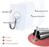 Flower Wall Hooks Heavy Duty Self Adhesive Hooks Transparent Waterproof Sticky Hooks for Bathroom Kitchen Home Improvement Utility Hooks Coat Hook...