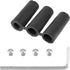 X AUTOHAUX 1 Set 5 Speed Universal Car Adjustable Gear Shift Knob Aluminum Alloy Shift Stick Knob Black for Most Manual Vehicles...