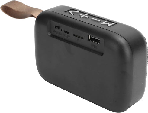 Bluetooth Speaker ,Wireless Stereo Subwoofer Portable USB Mini Music player ,with FM radio ,Hands?free Calls ,Indoor /Outdoor(black)......