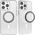 metisinno Magnetic Base Compatible with PopSocket Phone Grips and iPhone MagSafe Cases, Black Sparkle Glitter...
