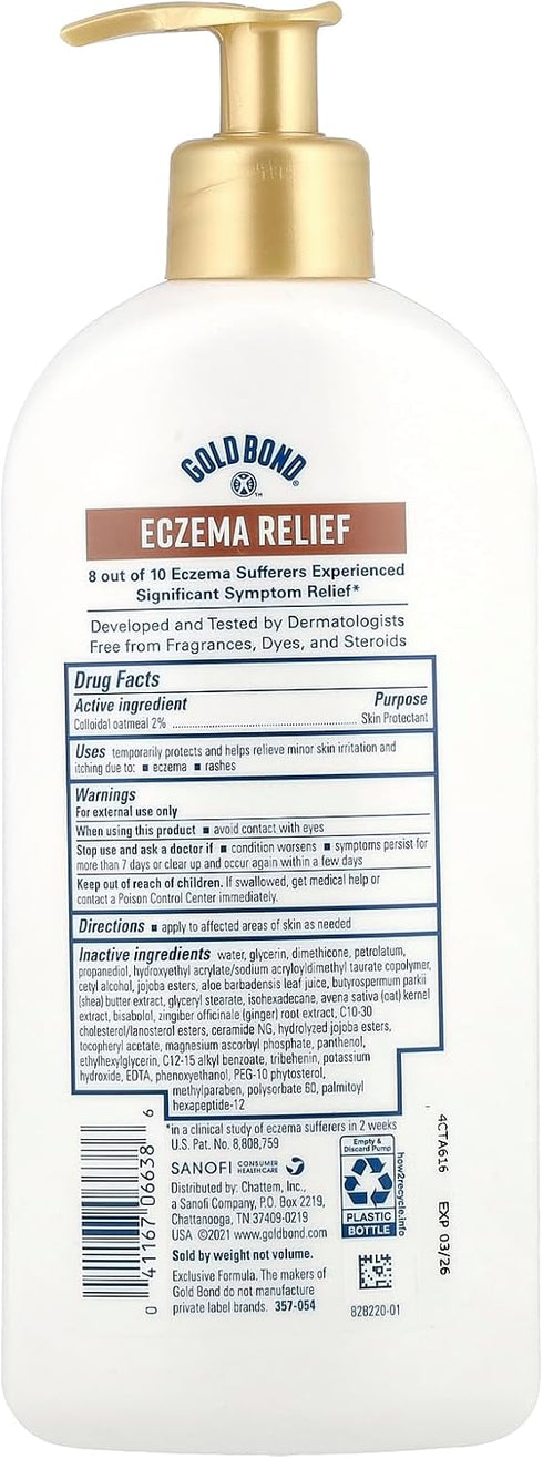 Gold Bond Medicated Extra Strength Body Lotion, 14 oz., Moisturizes, Relieves & Soothes, Skin Moisturizer...