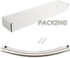 DE94-02933A Microwave Door Handle - Compatible with Samsung Microwaves - Replaces AP5622966, 2448710, DE64-02522A, PS4239327 Oven Replacement Part...